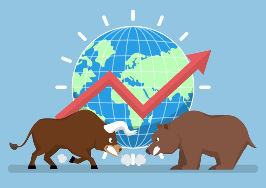 the difference between bull and bear market