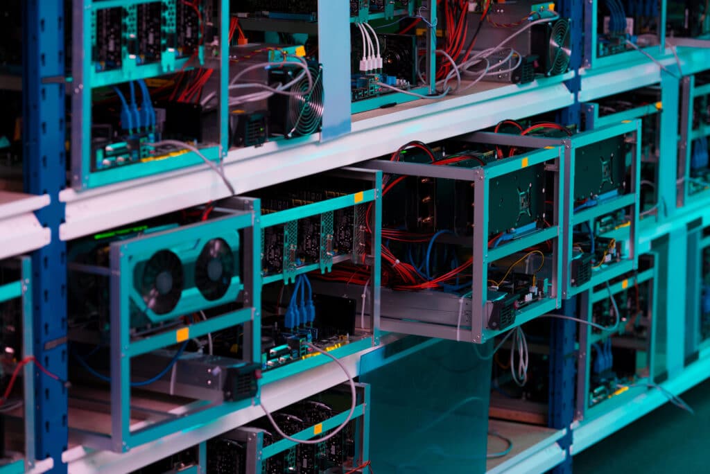 The process of bitcoin mining